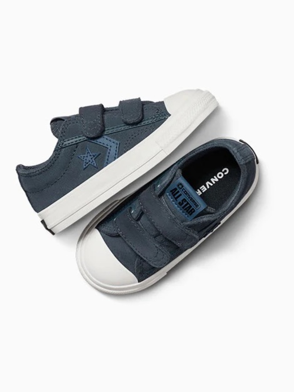 Converse Infants'Star Player 76 Suede & Leather Easy-On Low Top
